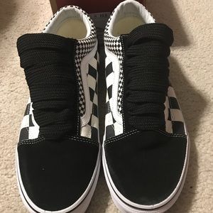 Vans black/white multi-checkered